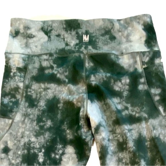 Nicole Miller Green Camo High Waisted Leggings 3X - Picture 4 of 9